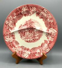 Vintage Enoch Woods English Scenery Pink Grill Plate Woods & Sons picture