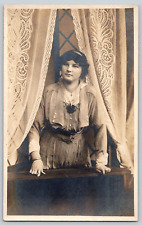RPPC Portrait Postcard~ Beautiful Woman~ Strunk's Studio, Reading, Pennsylvania picture