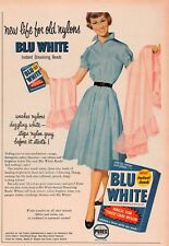 Purex Blu White Detergent Beads Housewife Homemaker Vtg Print Ad Magazine 1957 picture