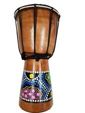 Djembe African Hand Drum Solid Wood Standard 12 inch Goat Skin Drumhead Israel picture