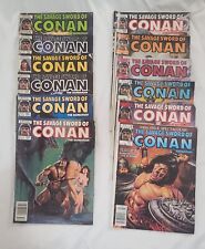 Vintage Savage Sword of Conan Lot of 12 various issues #142-200 picture