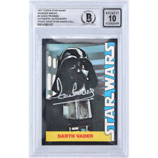 1977 Topps Star Wars Wonder Bread Darth Vader #5 David Prowse Authentic Auto 10 picture