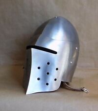 Medieval Combat Helmet Knight Great Bascinet Kettle Armor Halloween Costume picture