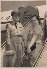 CUBA CUBANA AIRLINES PILOT DOMINGO ROSILLO 1953 ORIGINAL Vintage Photo 431 picture