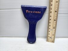 Vintage Firestone Plastic Ice Scraper Unbranded Gas Station Giveaway Oil  picture