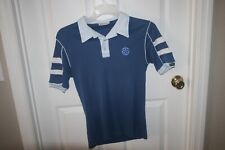 Vintage 1982 Epcot Opening Large Blue Golf Shirt picture