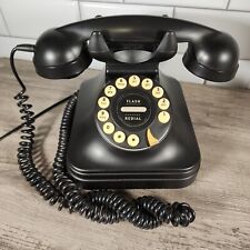 Vintage PF Products Grand Phone Telephone Black Flash Redial look Landline picture