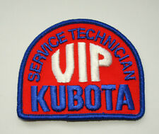 1990s Kubota VIP Service Technician Construction Equipment Orange Patch New NOS picture