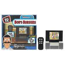 Bobs Burgers Tiny TV Classics Real Working TV And Remote Top Scenes Season 3 New picture