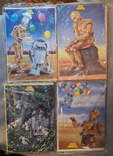 8 Vintage Star Wars Birthday Cards From 1984 - Beautiful Embossed Art Work picture