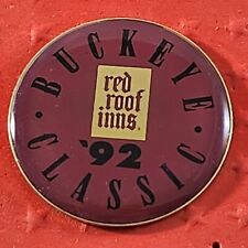 Red Roof Inns Buckeye Classic Pin 1992 Advertising Lapel Hat Pin picture