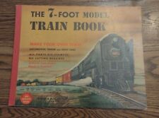 Vintage Wallis Rigby  THE 7-FOOT MODEL TRAIN BOOK 1st Edition 1950 RARE Complete picture