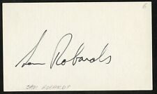 Sam Robards signed autograph auto 3x5 Cut American Actor in Film American Beauty picture