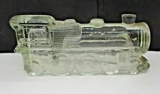  Vintage Glass Candy Container Train Locomotive picture