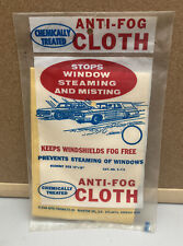 Vintage Clean Rite Anti-Fog Cloth NOS 12'' x 18'' For Windshields 1970’s NEW picture