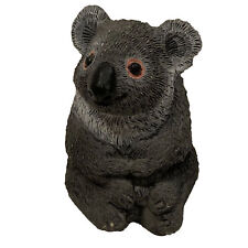 Koala Bear Miniature Figurine 2.5 Inch  Gray Smiling Sitting picture