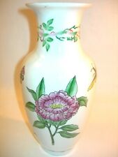 ~ PRETTY WINTERTHUR PORCELAIN MUSEUM VASE WITH FLOWERS AND INSECTS DECORATIVE~~~ picture