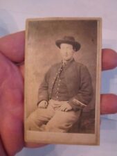 1860's UNION SOLDIER PHOTO CARD - CSA - MCCOY & ORR'S - TUB BBA-9 picture