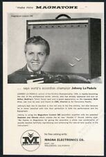 1957 Magnatone Custom 280 amp amplifier Johnny LaPadula photo vintage print ad picture