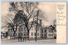 Dedham Massachusetts MA Postcard Norfolk County Court House Scene c1905s Antique picture