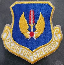 USAF US AIR FORCE FORCES IN EUROPE COLOR EMBROIDERED PATCH 3
