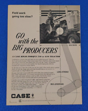 1966 CASE HIGH-TORQUE 730 830 TRACTOR ORIGINAL PRINT AD BIG BORE LONG STROKE picture