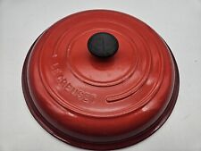 Vintage Le Creuset Red Replacement Part Round # No. 32 LID ONLY France picture