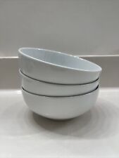 Set Of 3 Pillivuyt France Coupe Williams Sonoma Porcelain 6” Cereal Bowl picture