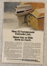Vintage 1971 Evinrude Lark Ad - Full Page Advertisement picture