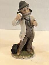 Vintage Doctor Figurine With Stethoscope Ceramic 7” Taiwan picture