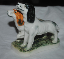 Vintage hunting dogs figurine, Pioneer Merchandise, NY, excellent, 5