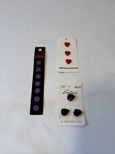 Vintage Mixed Brand Lot Of Buttons 3 New Packs picture