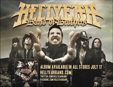 Pantera Drummer Vinnie Paul Hellyeah 2012 Band of  Brothers album ad print picture