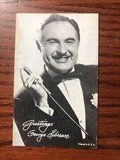 Vintage 1950's 1960's Greetings George Liberace Band Leader Arcade Card picture