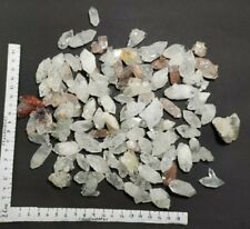 graceful two point lot of clear glass apophyllite crystal mineral specimen 1143 picture
