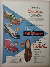 Vintage 1948 Poll Parrot Shoes Print Ad Ephemera Art Decor  picture