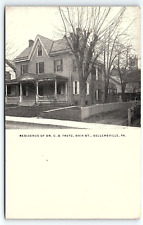 c1905 SELLERSVILLE PA RESIDENCE OF DR C D FRETZ MAIN ST UNDIVIDED POSTCARD P4177 picture