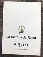 History of ROLEX 1970 Booklet Spanish Day Date Lady Datejust DAYDATE 1803 Gold / picture