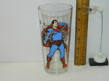 Superman DC Comics Pepsi Collector Series Glass Vintage 1975 picture