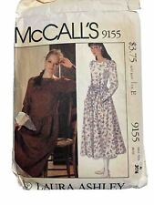 McCalls 9155 Laura Ashley Dress Petticoat Princess Seam Bateau Neckline Size 6 picture