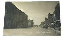 1948 Albert Lea MN Real Photo Postcard RPPC Broadway At William Street picture