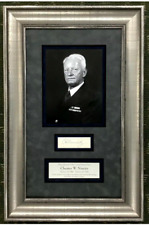 Admiral Chester W. Nimitz Signed Museum Quality Photo Display picture