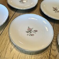 Noritake China Margot Collection 5605 Rose Design. Vintage Bread Butter Plates picture