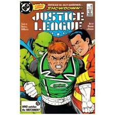 Justice League (1987 series) #5 in Near Mint minus condition. DC comics [s/ picture