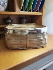 Gabriella Crespi Stlye Bamboo And Brass  Large Basket picture