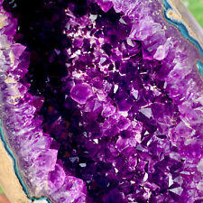 8.74LB  Natural Amethyst geode egg quartz cluster crystal specimen Healing picture