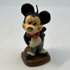Vtg Rare Mickey Mouse 3.5” Candle Wearing A Tux Walt Disney Collectable Cartoon picture