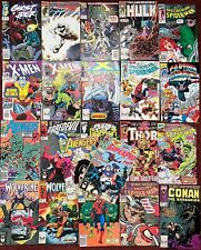 Lot Of 22 Early 90s Marvel Comics Books, Spiderman,HULK,Ghost Rider,Xmen,ETC... picture