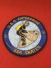 Carrier USS Enterprise CVN 65 Sea Skates US Navy Original Patch picture