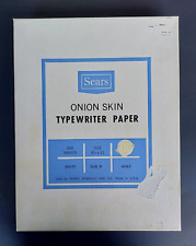 Vintage Sears & Roebuck Onion Skin Typewriter Paper 500 Sheets open box picture